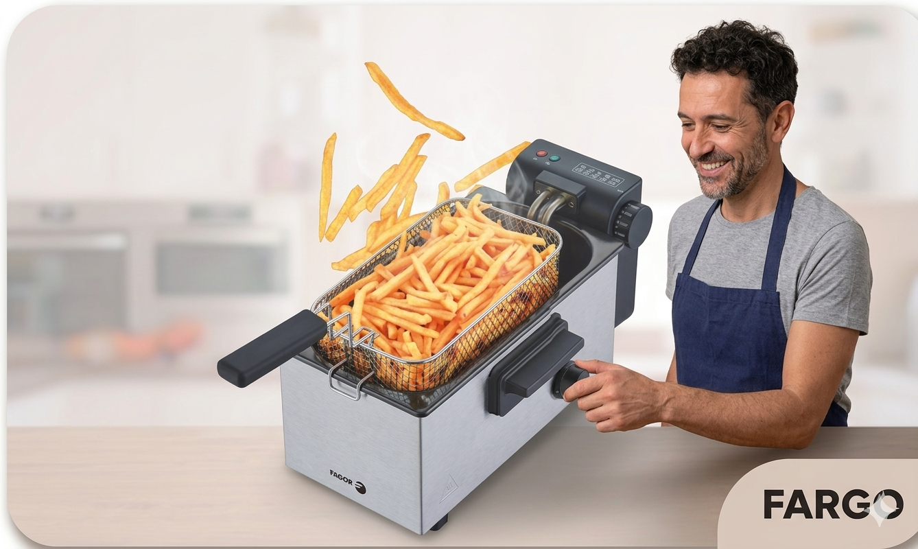 Freidora eléctrica EasyFry 3L 2.000W
