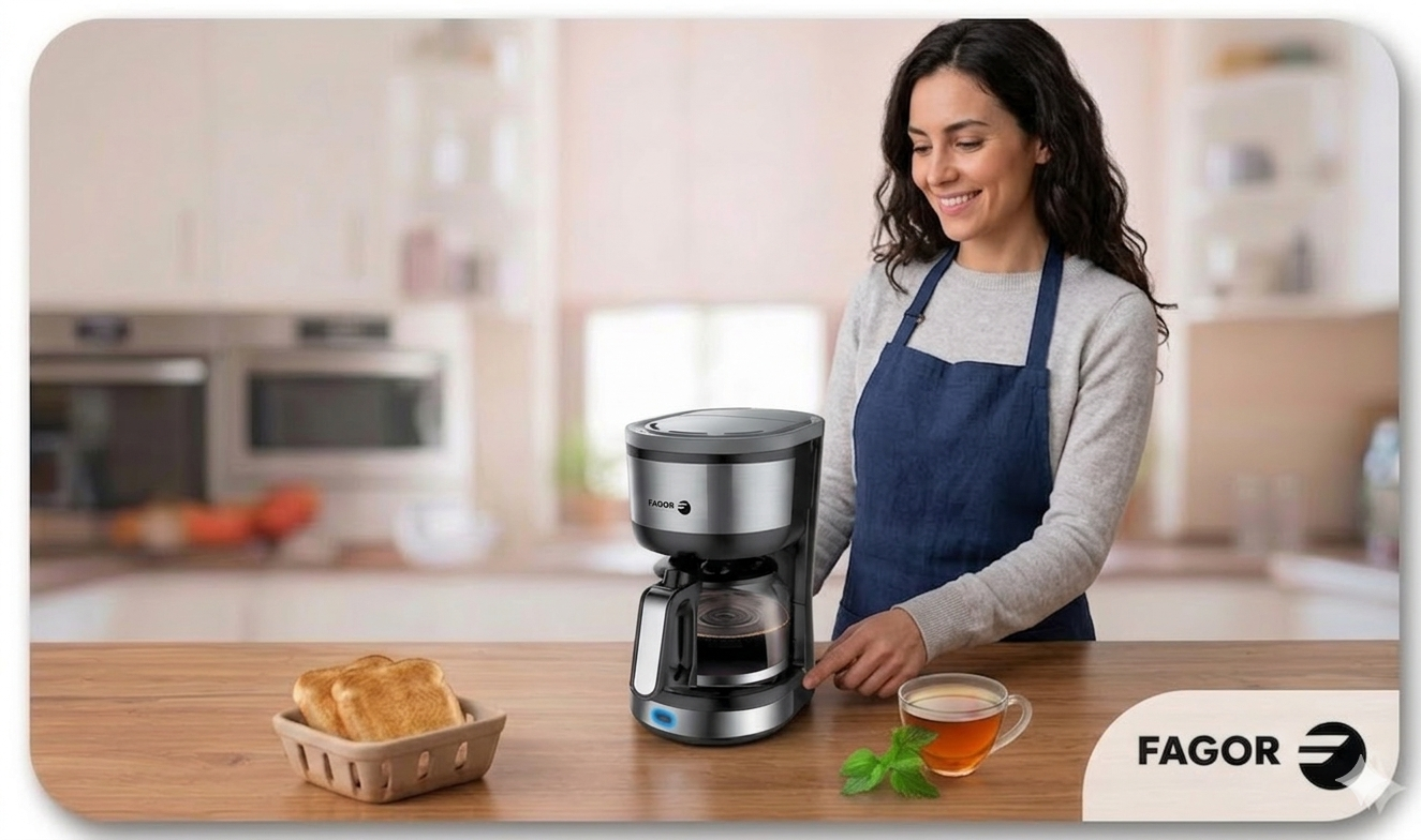 Cafetera antigoteo Wake Up Must 700W