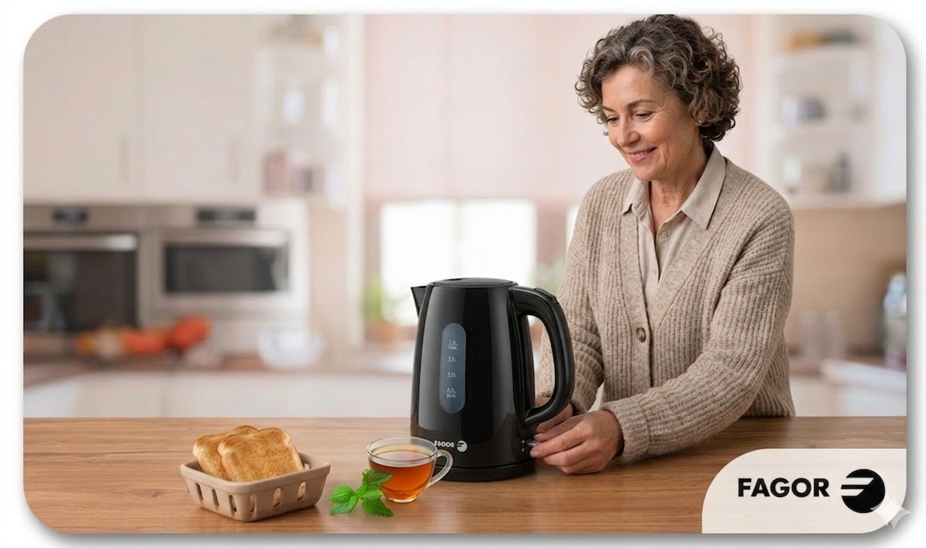 Hervidor de agua Teya Noir 2.200W