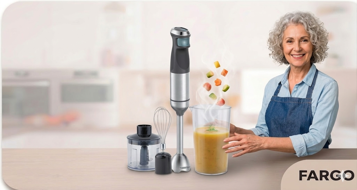 Batidora de mano DivaMix Steel 1.500W